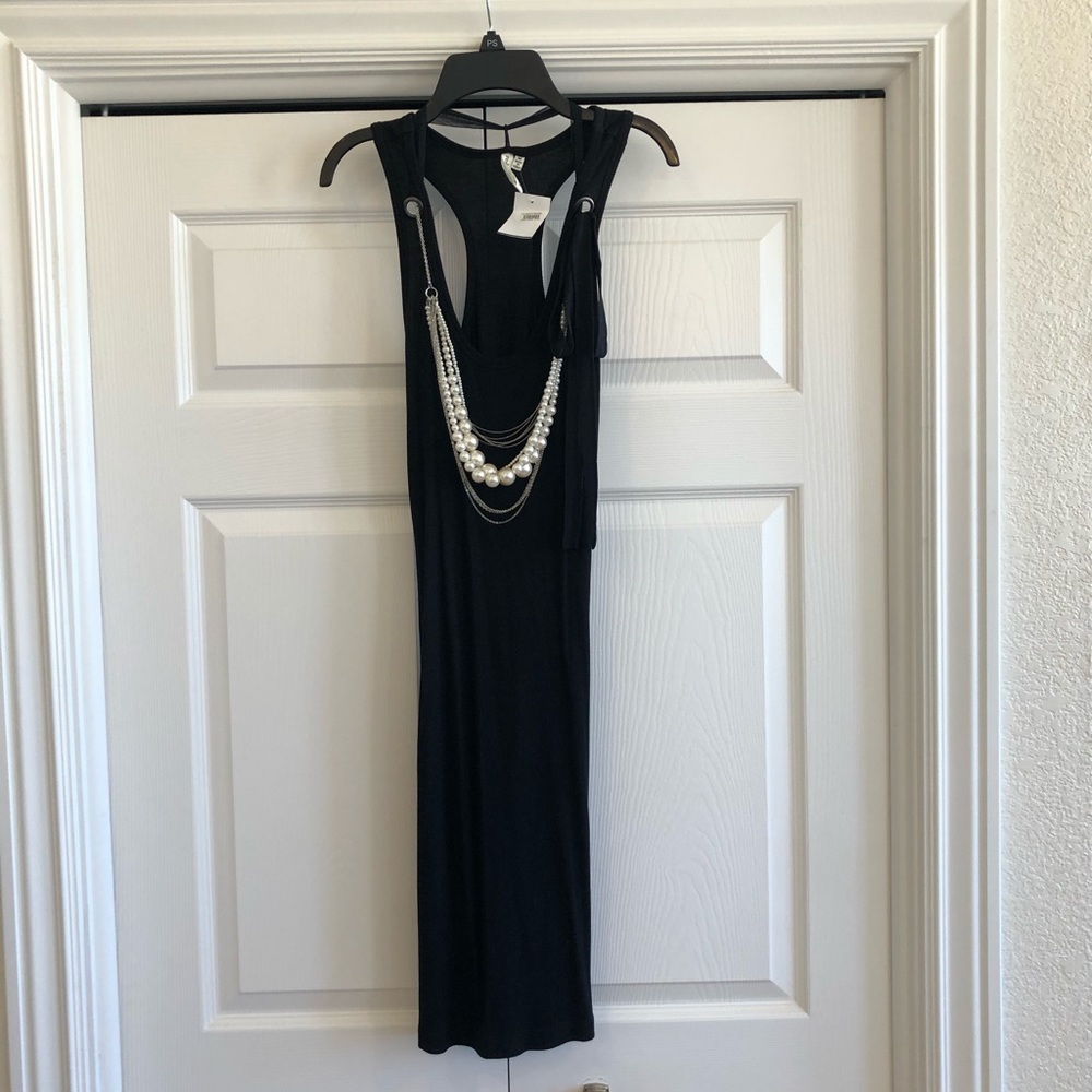 Black tank dress